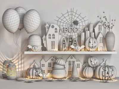 decorative set 35 3D model