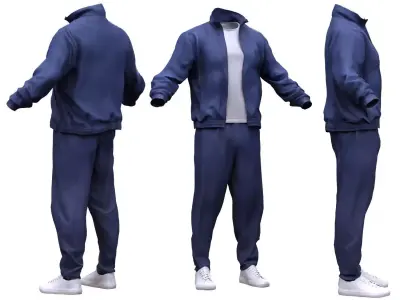 Male Sport 2 Low-poly 3D model