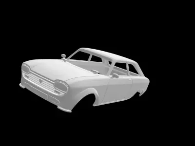 Peugeot 204 Coupe Rally 3D print model