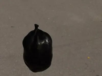 Garbage bag Free 3D model