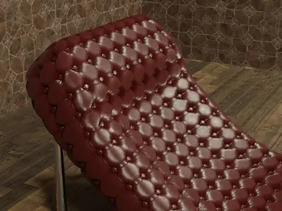 Theraphy Couch Free low-poly 3D model
