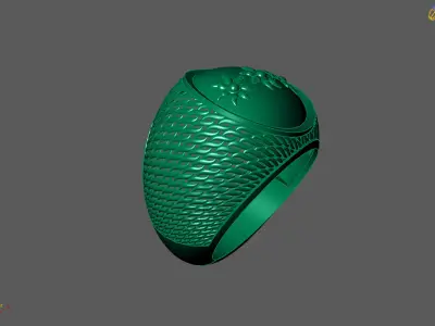 Plain Ring Women Ready STL 3DM Models Womens Rings 3D models 3D print model 52