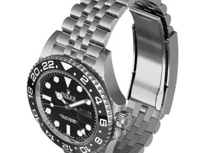 Rolex GMT-Master II Bruce Wayne 3D model