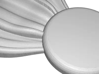  decorative pattern ready for 3D printing 3D model 102