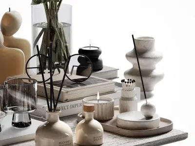 Decorative Set 25 3D model purchase