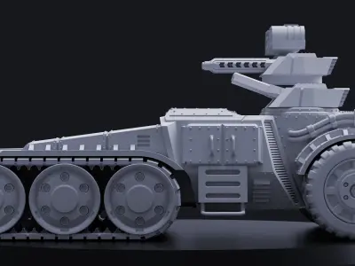 Rapid Deployment Assault Rover - Mutant Militia 3D print model