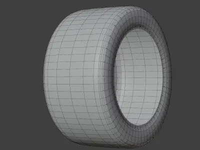 Michelin Pilot Sport GT low poly Low-poly 3D model