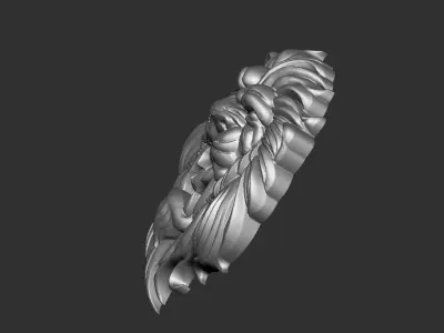 lion head 3D print model