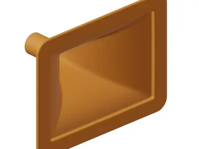 Plastic Speaker Horn Duct Toy 3D model