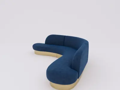 sofa lobby 3D model