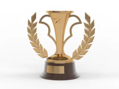Trophy Cups 3D model 35