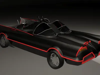 Batmobile 1960 3D model