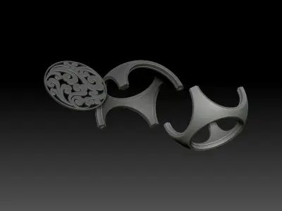 Dice decoration design modeling xiangyun hollow lantern 3D print model