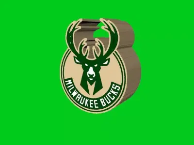 Milwaukee Bucks Team Logo 3D model