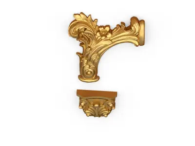 Classic decor ornament 146 3D model