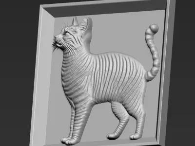 Cat A61 3D print model