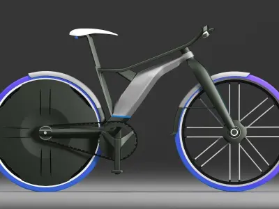 Modular Bike concept model 3D model