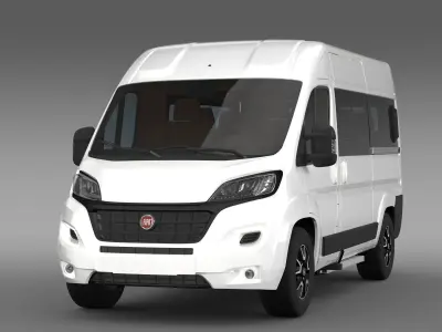 Fiat Ducato Panorama 2017 3D model