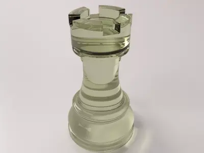 Rook Chess 3D model