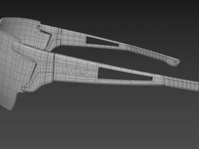 Uvex sportstyle 803 race CV V sunglasses Low-poly 3D model