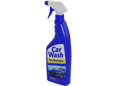Car cleaning Car Wash Shampoo Low-poly 3D model