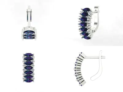 Earrings 24 3D print model