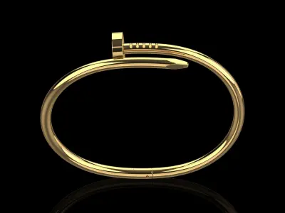 Juste un clou Bracelet 19 Size N113 3D print model