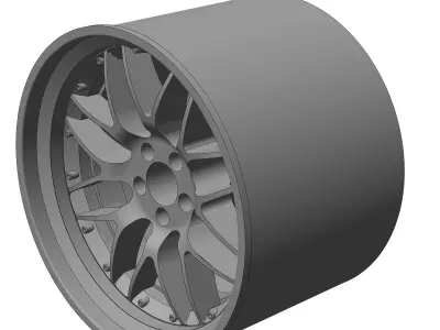 BBS RS-GT 164 RIMS FOR HOTWHEELS 3D print model 3D print model