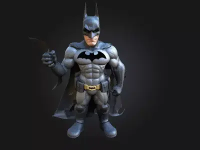 Batman The Dark Knight 3D Printable Stylized Caricature 3D print model