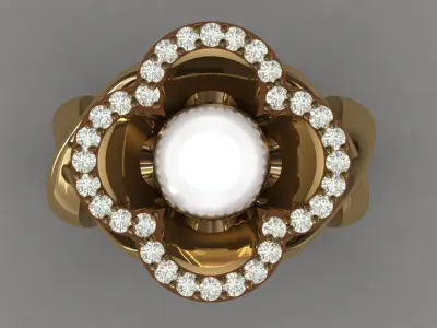 Clover Rings 3D print model