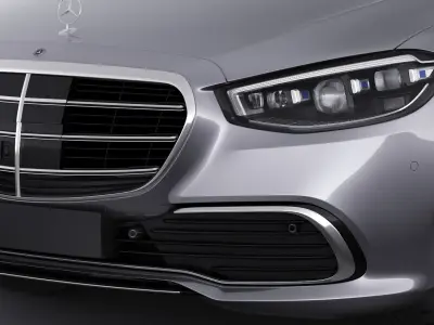 Mercedes-Benz S-class 2021 LWB and SWB 3D model