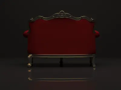 Sofa luxury 3D model get