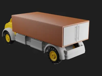 Truck Toy 3D Model 3D print model