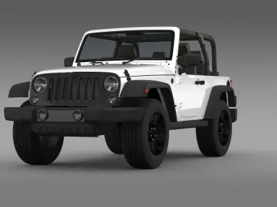 Jeep Wrangler Willys 2014 3D model