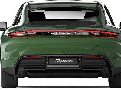 Porsche Taycan 2025 3D model