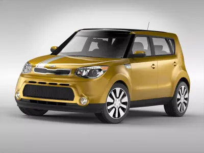 Kia Soul II 2014 3D model