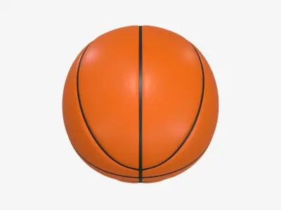 Highly detailed Basketball ball PBR 3D model