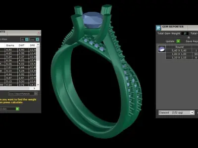ring code 216 3D print model