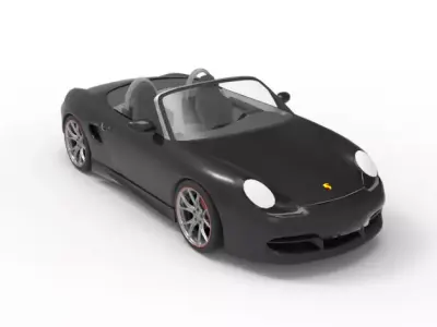 2003 Porsche Boxster 3D model