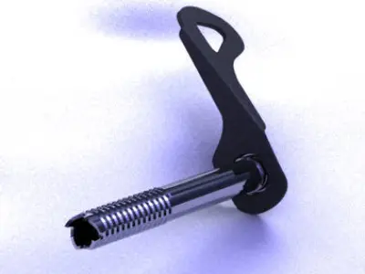 Ice Screw 3D model