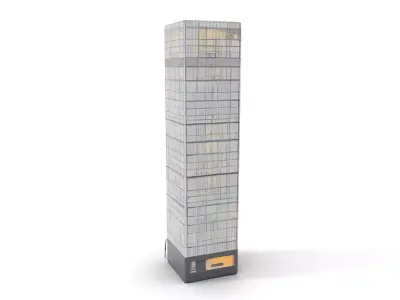 Modern Glass Skyscraper model pack Low-poly 3D model
