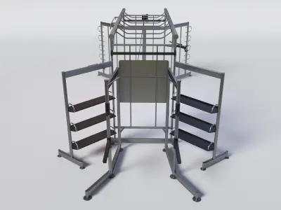 ATLAS GROUP TRAINING SYSTEM Free low-poly 3D model