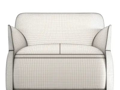 Vela Armchair 3D model