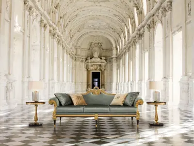 SOFA 3 SEATER TRIANON 3D model