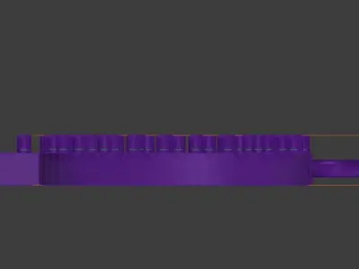 Diamond Letter P Pendant Gold Silver Platinum Luxury Jewelry 3D print model