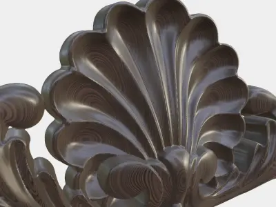 Frame Decor For Wood Carving 3D print model