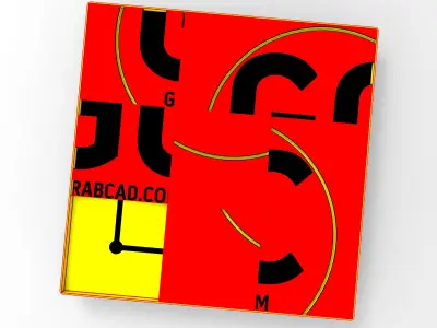 GrabCad puzzle toy 3x3 Free 3D model