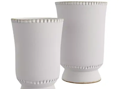 Whyton Beaded Vase Collection 3D model