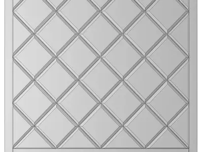 Headboard Premium PRO low poly 3d model Low-poly 3D model get