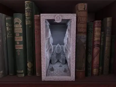 Stono Golem Booknook 3D print model